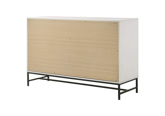 224863 Sonora 6-drawer Bedroom Dresser White