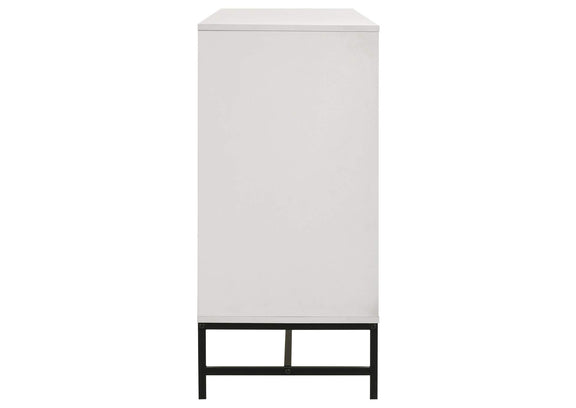 224863 Sonora 6-drawer Bedroom Dresser White