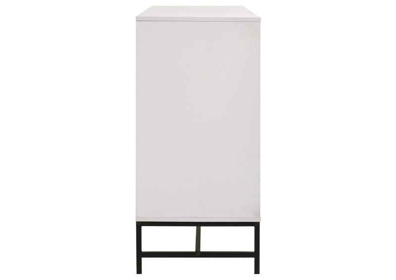 224863 Sonora 6-drawer Bedroom Dresser White