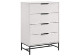 224865 Sonora 4-drawer Bedroom Chest White