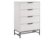 224865 Sonora 4-drawer Bedroom Chest White