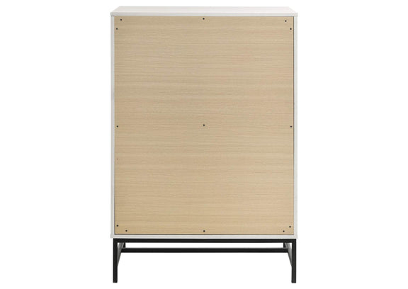 224865 Sonora 4-drawer Bedroom Chest White