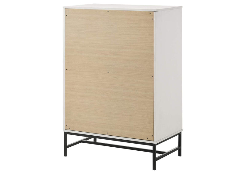 224865 Sonora 4-drawer Bedroom Chest White