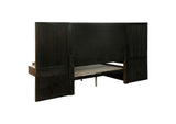 224900KE-S3P Terrace Eastern King Wall Panel Storage Bed Ash Brown