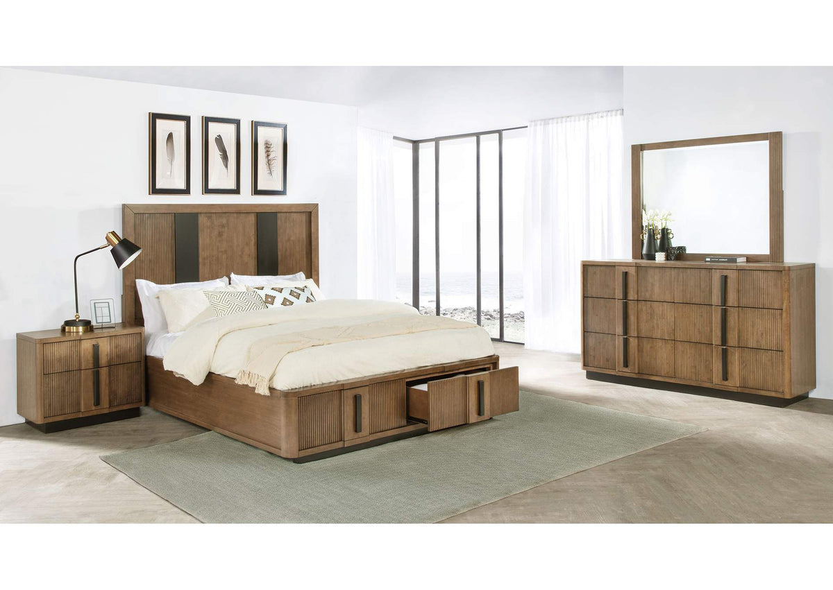 224900KW-S4 Terrace 4-piece California King Bedroom Set Ash Brown