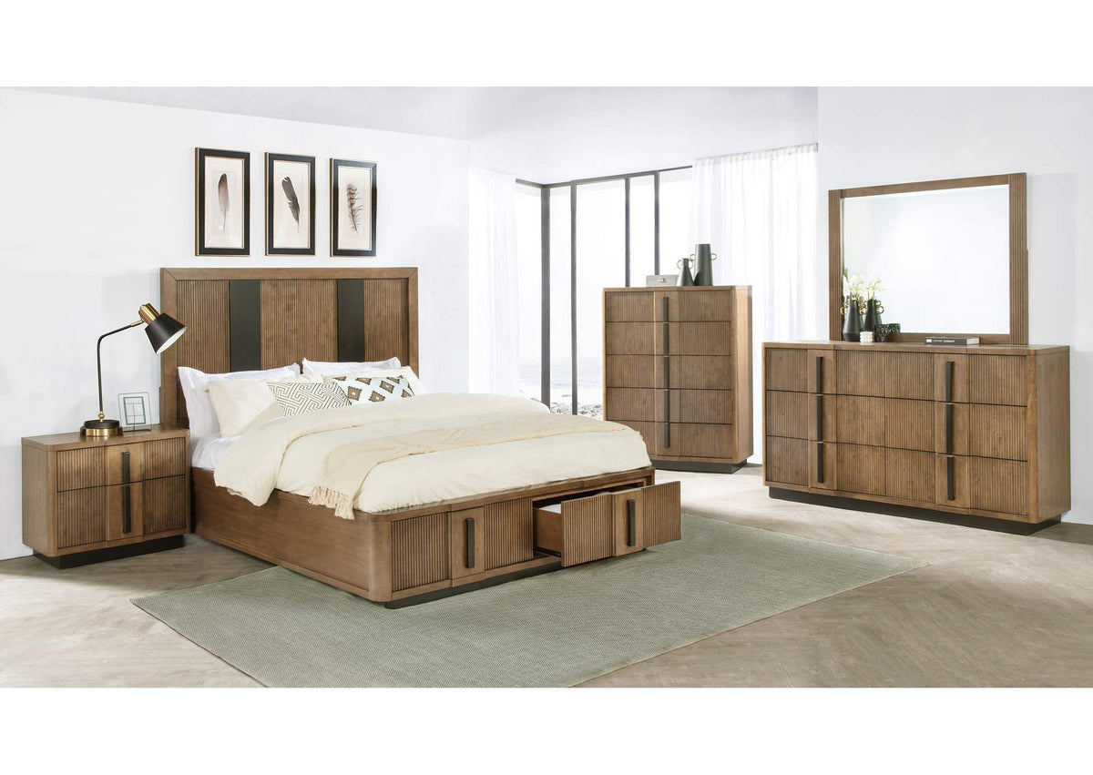 224900KW-S5 Terrace 5-piece California King Bedroom Set Ash Brown