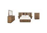 224900KW-S6P Terrace 6-piece California King Panel Bedroom Set Ash Brown