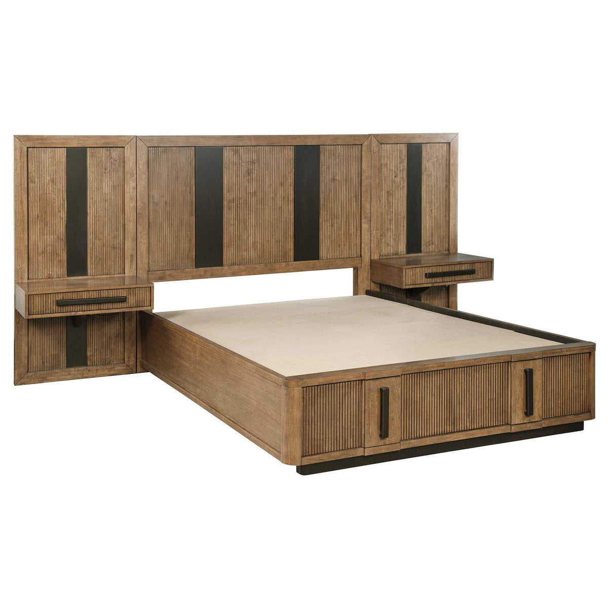 224900Q-S5P Terrace 5-piece Queen Panel Bedroom Set Ash Brown
