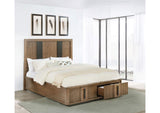 224900Q Terrace 2-drawer Queen Storage Bed Ash Brown