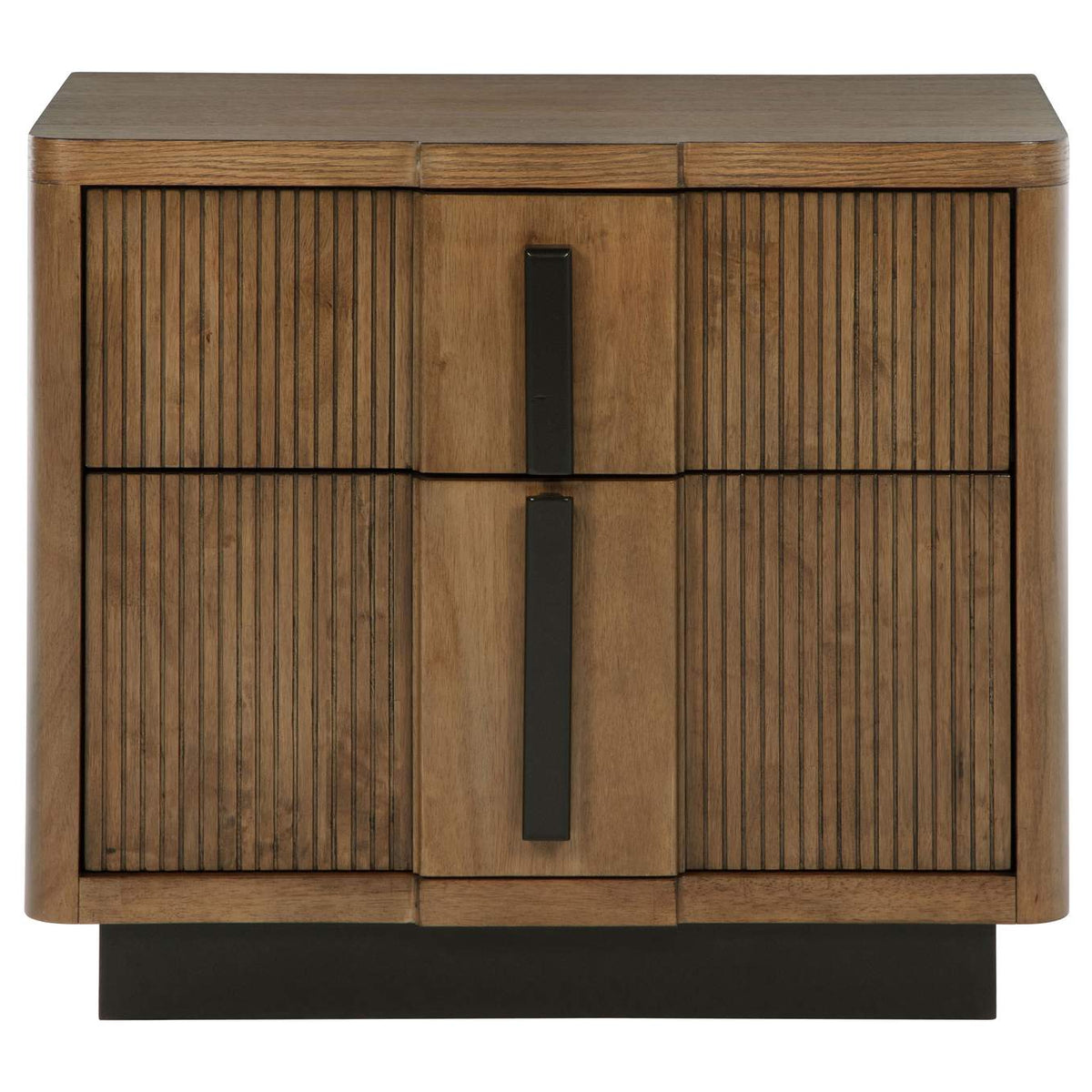 224902 Terrace 2-drawer Nightstand Bedside Table Ash Brown