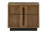 224902 Terrace 2-drawer Nightstand Bedside Table Ash Brown