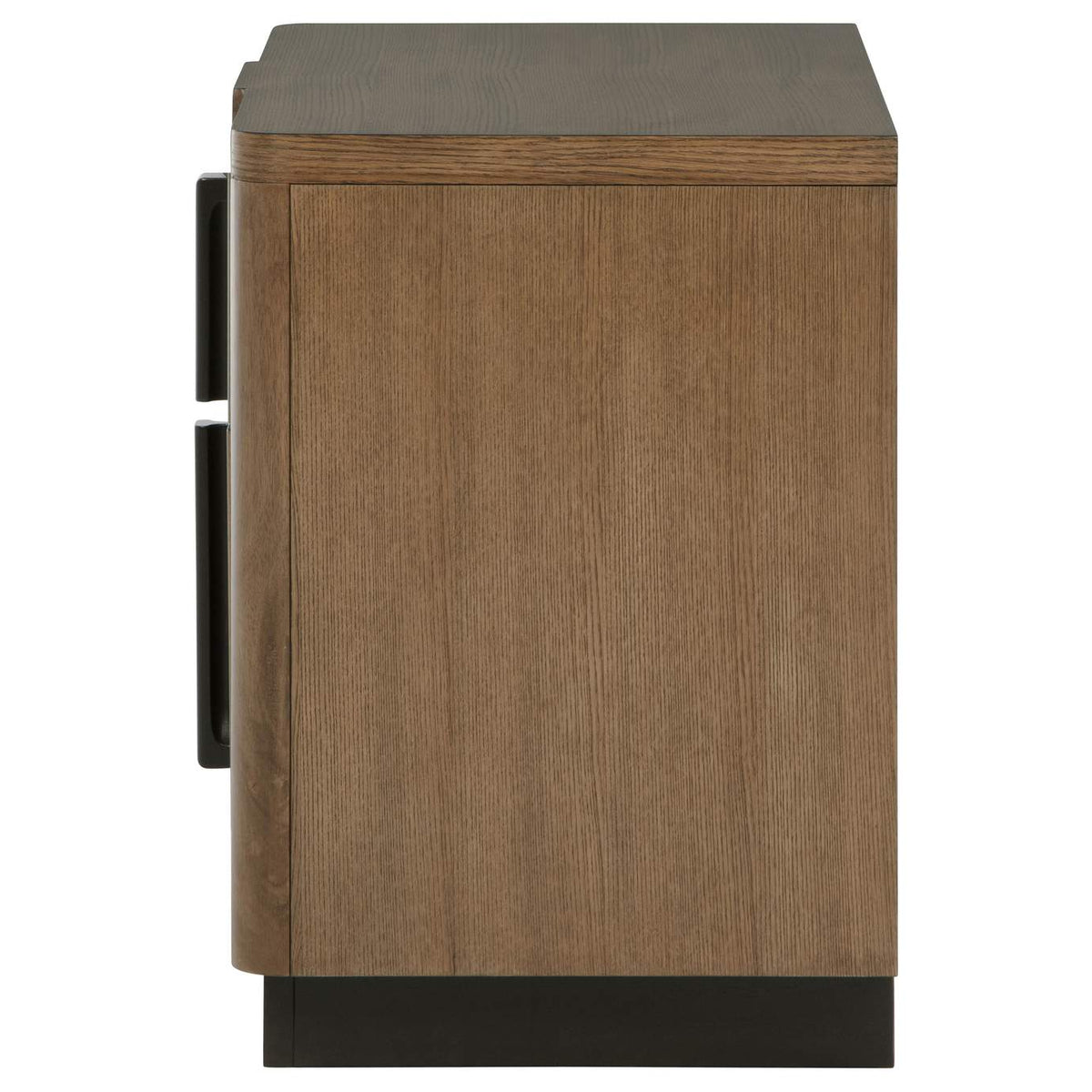 224902 Terrace 2-drawer Nightstand Bedside Table Ash Brown