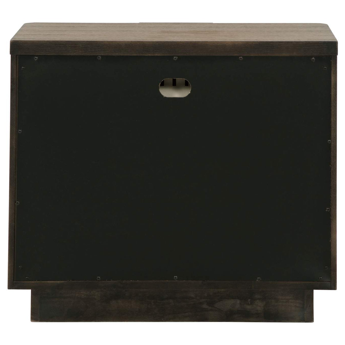 224902 Terrace 2-drawer Nightstand Bedside Table Ash Brown