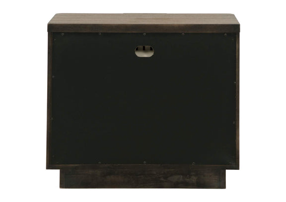 224902 Terrace 2-drawer Nightstand Bedside Table Ash Brown