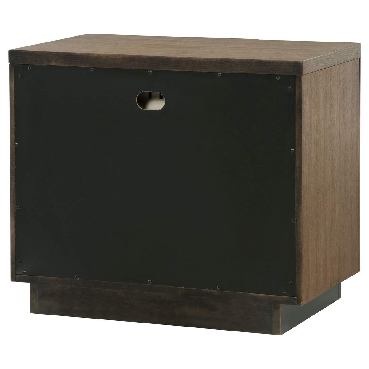 224902 Terrace 2-drawer Nightstand Bedside Table Ash Brown