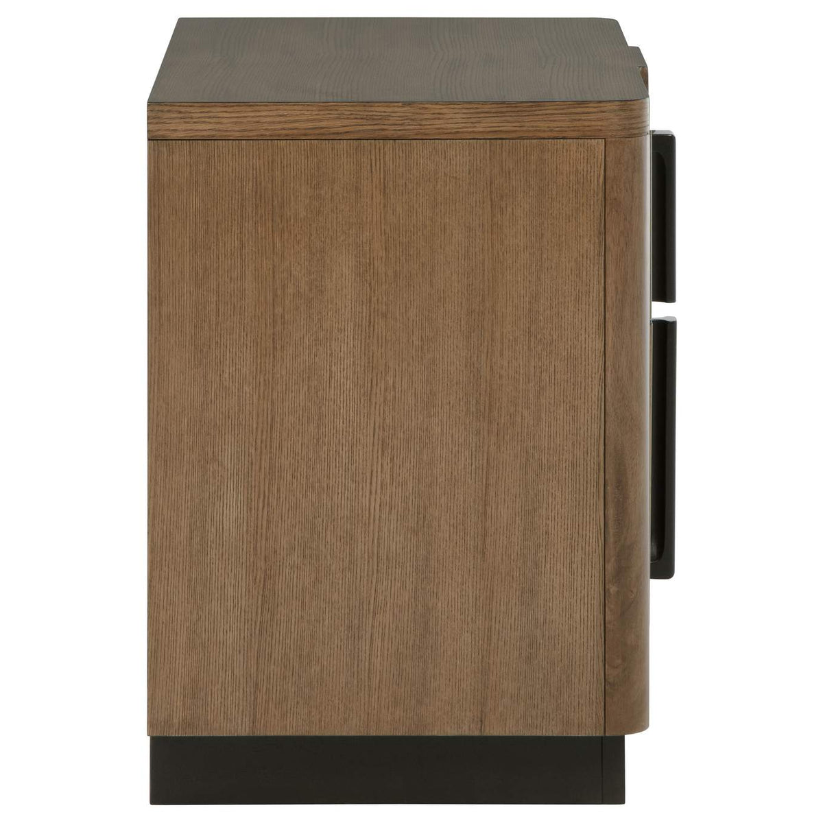 224902 Terrace 2-drawer Nightstand Bedside Table Ash Brown