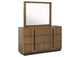 224903M Terrace 6-drawer Dresser and Mirror Ash Brown