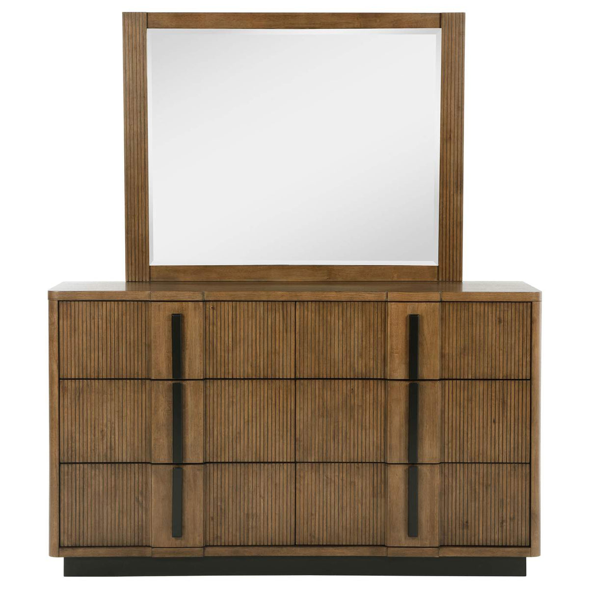 224903M Terrace 6-drawer Dresser and Mirror Ash Brown