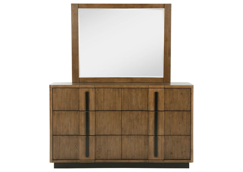 224903M Terrace 6-drawer Dresser and Mirror Ash Brown