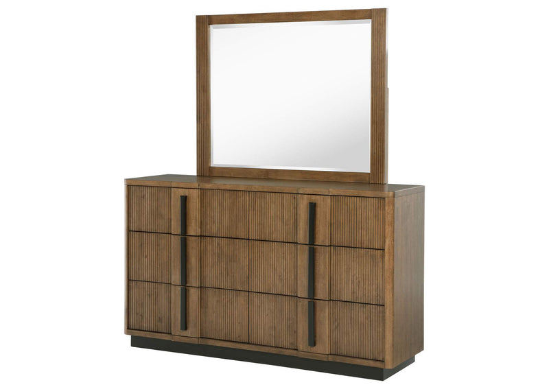 224903M Terrace 6-drawer Dresser and Mirror Ash Brown