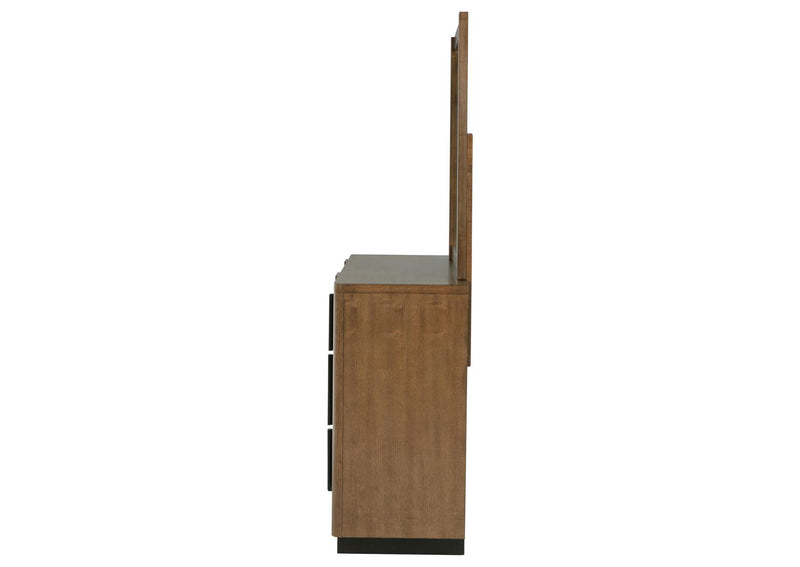 224903M Terrace 6-drawer Dresser and Mirror Ash Brown