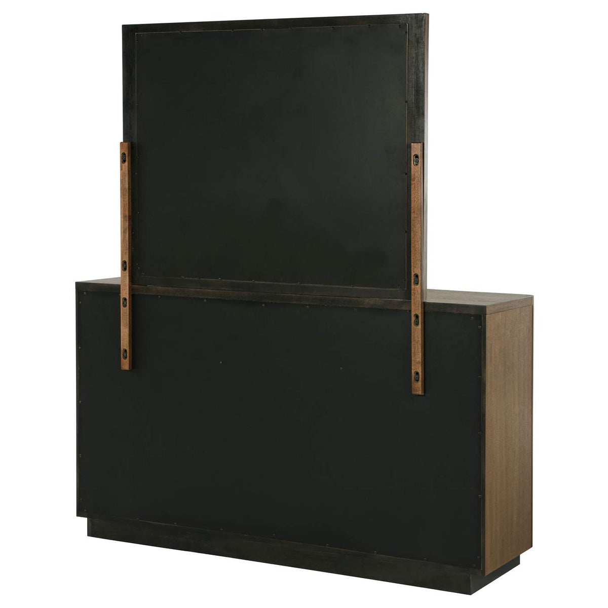 224903M Terrace 6-drawer Dresser and Mirror Ash Brown