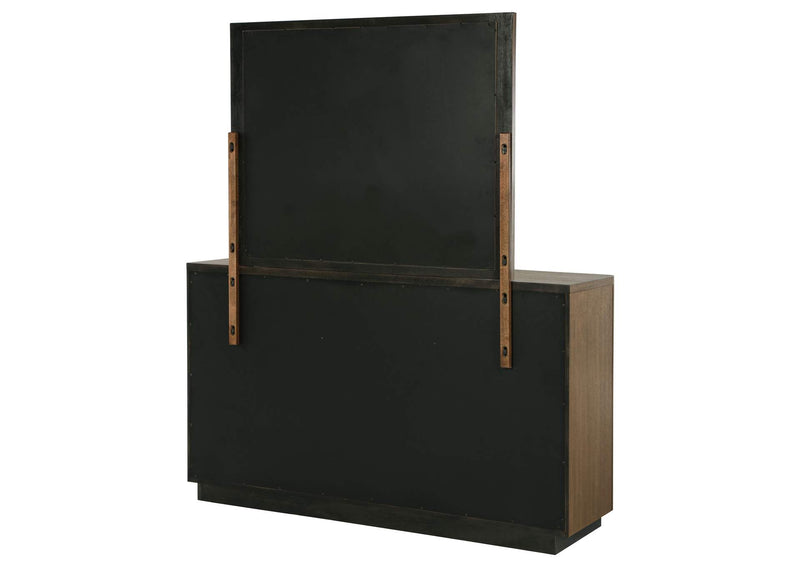 224903M Terrace 6-drawer Dresser and Mirror Ash Brown