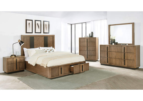 224903 Terrace 6-drawer Dresser Cabinet Ash Brown