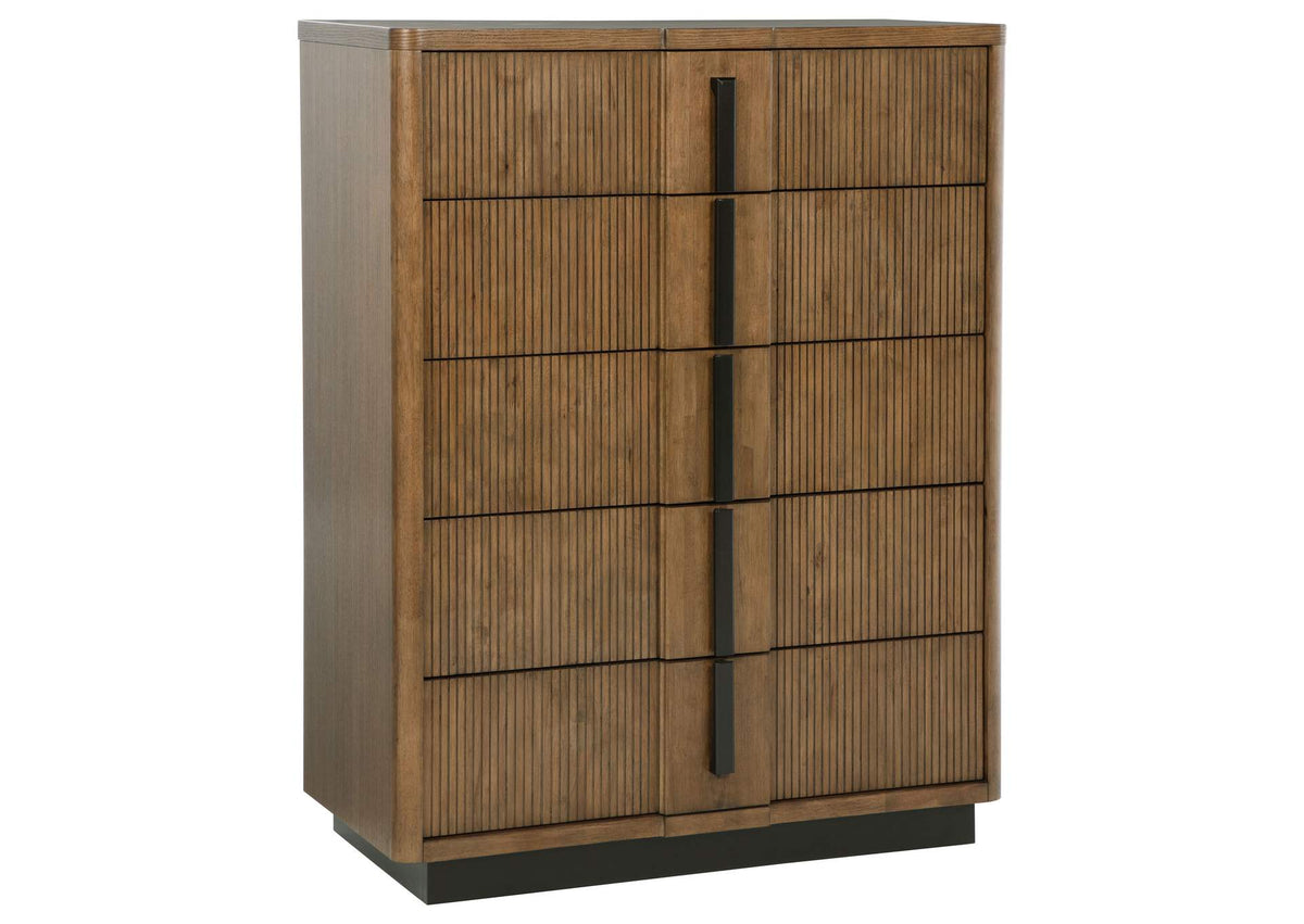 224905 Terrace 5-drawer Chest of Drawers Ash Brown