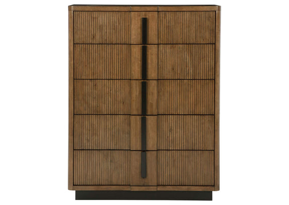 224905 Terrace 5-drawer Chest of Drawers Ash Brown