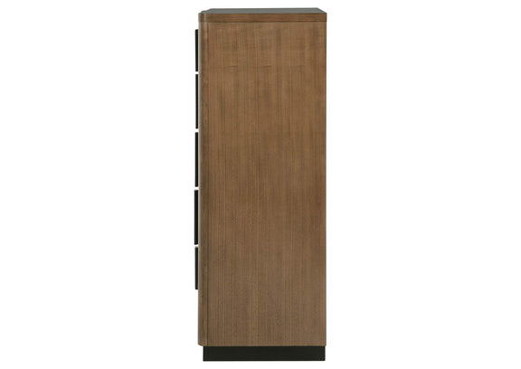 224905 Terrace 5-drawer Chest of Drawers Ash Brown