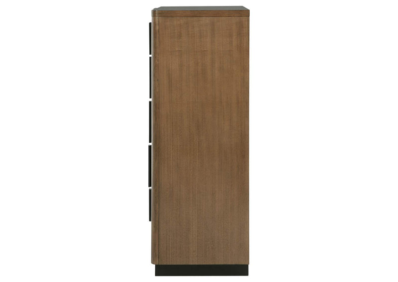 224905 Terrace 5-drawer Chest of Drawers Ash Brown