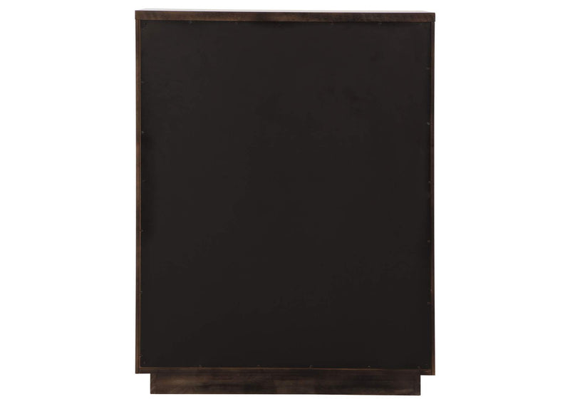 224905 Terrace 5-drawer Chest of Drawers Ash Brown