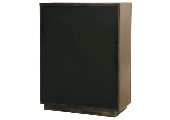 224905 Terrace 5-drawer Chest of Drawers Ash Brown