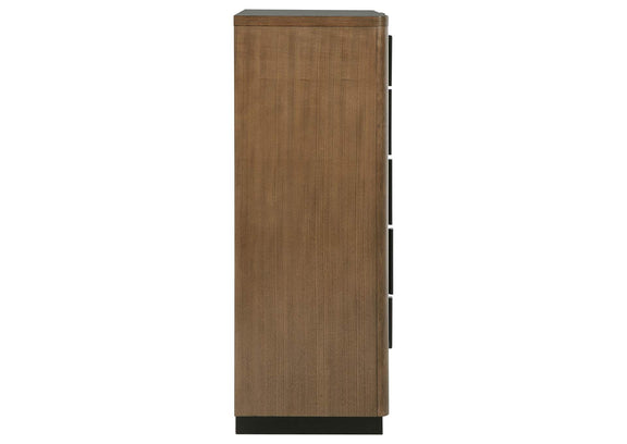 224905 Terrace 5-drawer Chest of Drawers Ash Brown