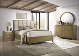 224921KW-S4 Granada 4-piece California King Bedroom Set Natural Pine