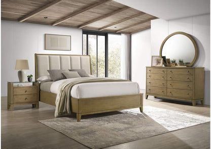 224921Q-S4 Granada 4-piece Queen Bedroom Set Natural Pine