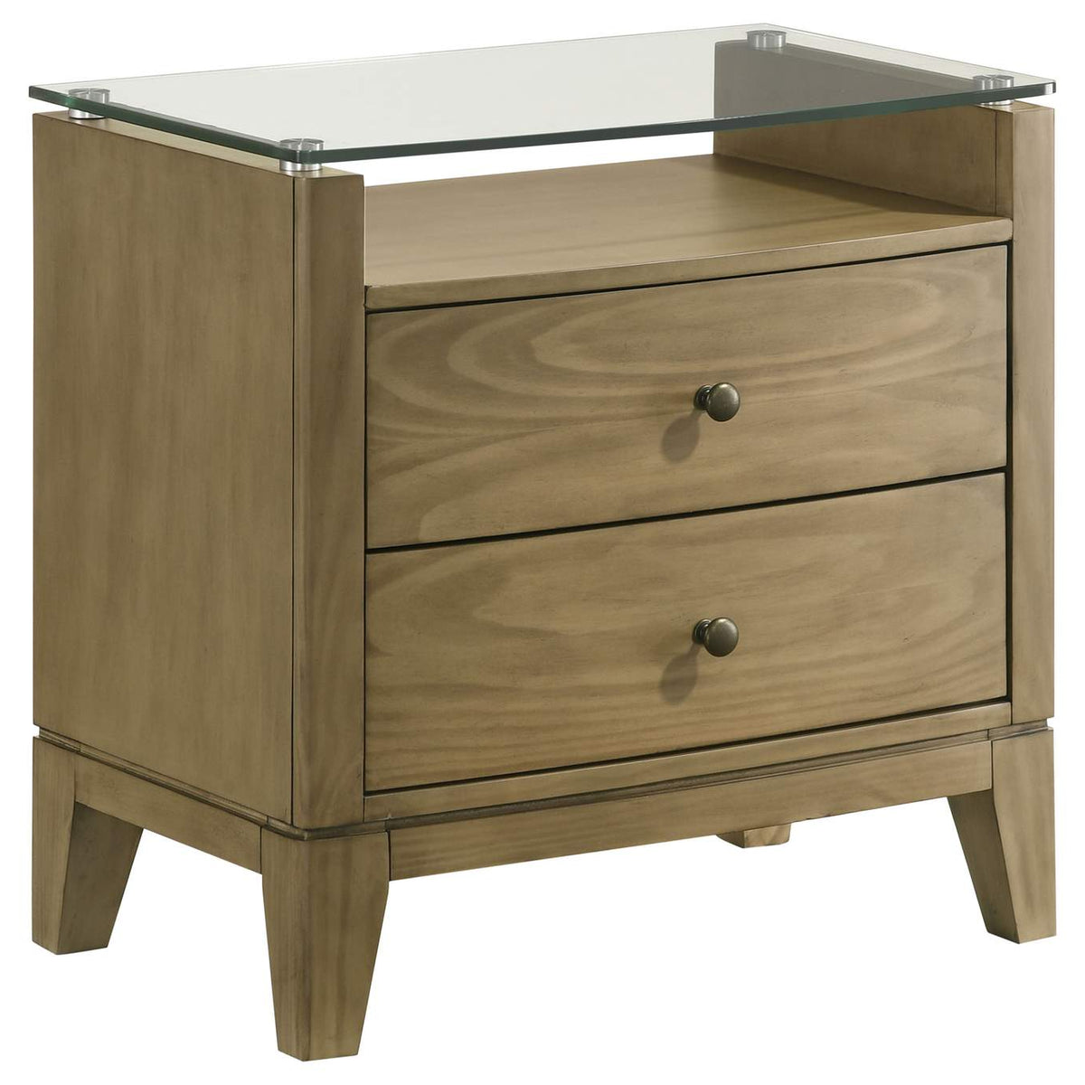 224921Q-S5 Granada 5-piece Queen Bedroom Set Natural Pine