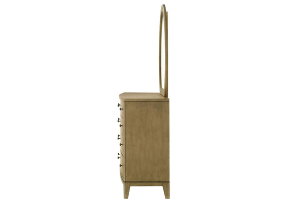 224923M Granada 8-drawer Dresser and Mirror Natural Pine