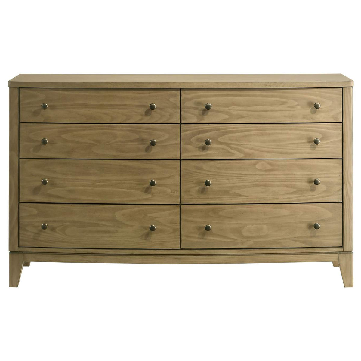 224923 Granada 8-drawer Dresser Cabinet Natural Pine