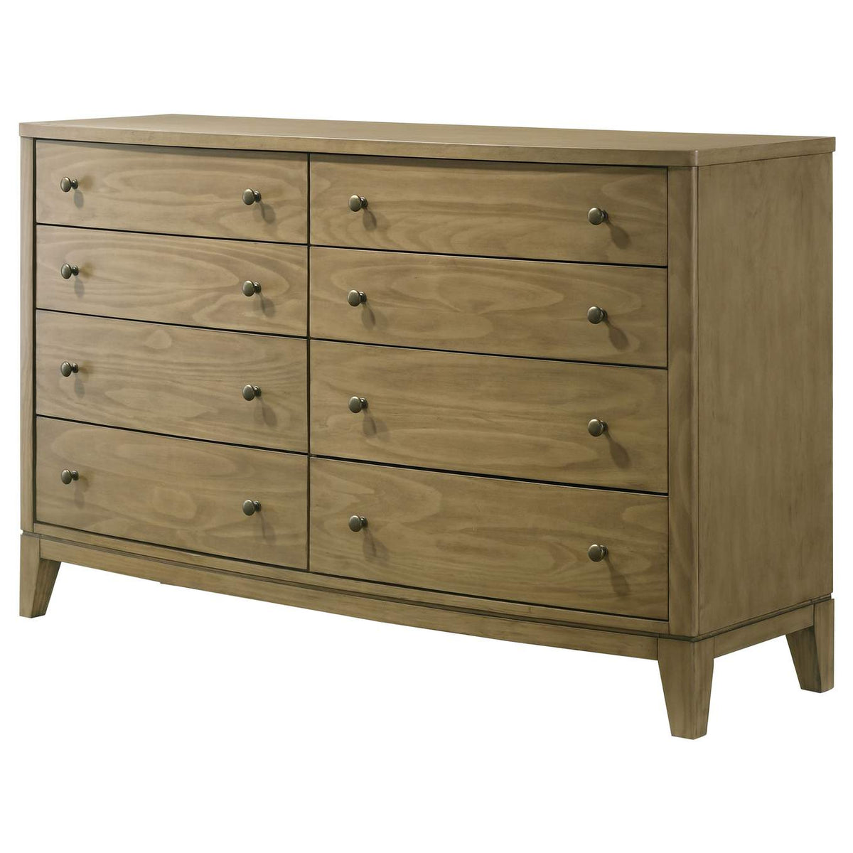 224923 Granada 8-drawer Dresser Cabinet Natural Pine