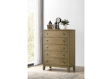 224925 Granada 5-drawer Bedroom Chest of Drawers Natural Pine