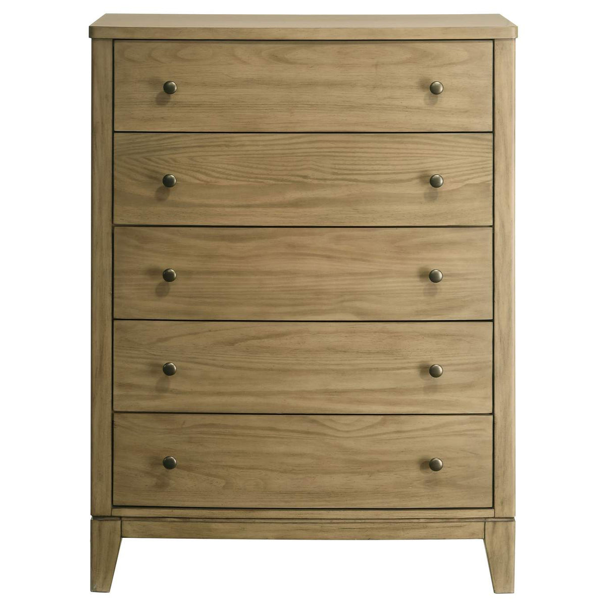 224925 Granada 5-drawer Bedroom Chest of Drawers Natural Pine