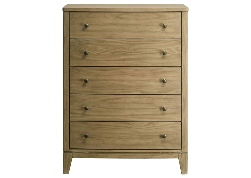 224925 Granada 5-drawer Bedroom Chest of Drawers Natural Pine