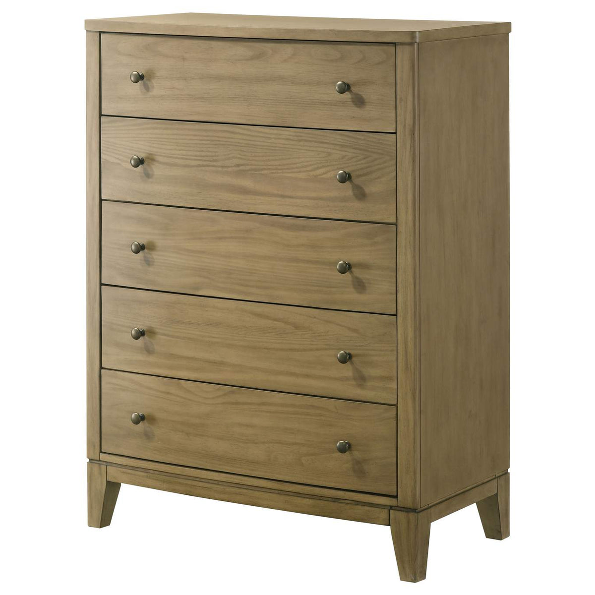 224925 Granada 5-drawer Bedroom Chest of Drawers Natural Pine