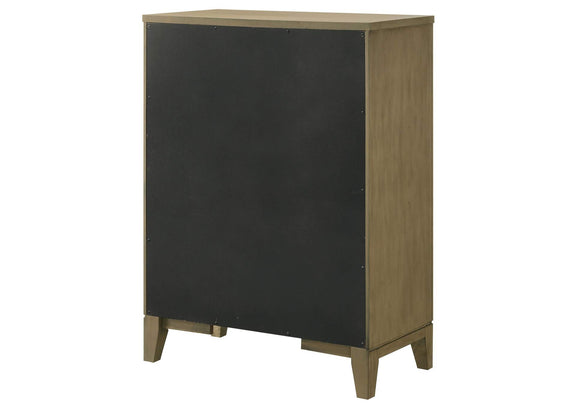 224925 Granada 5-drawer Bedroom Chest of Drawers Natural Pine