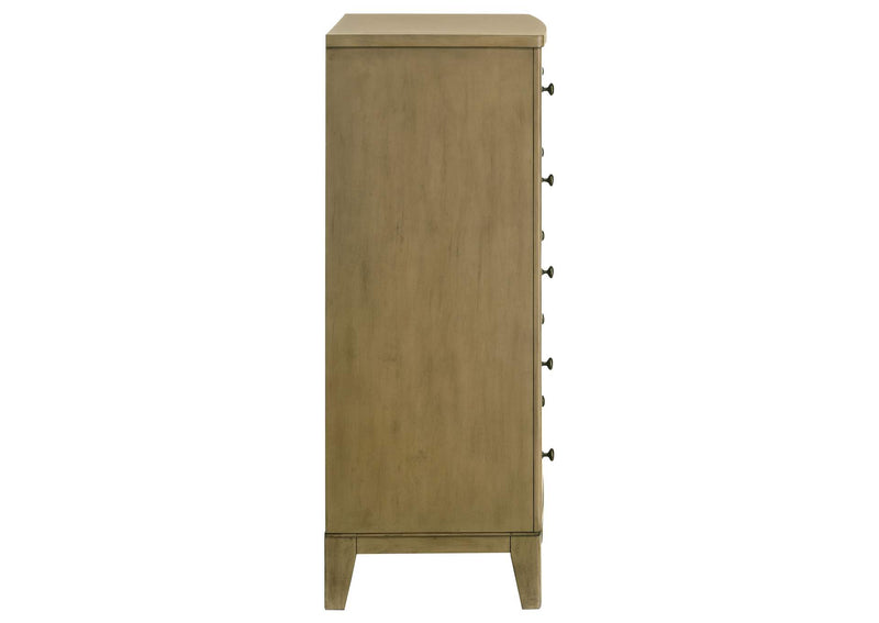 224925 Granada 5-drawer Bedroom Chest of Drawers Natural Pine