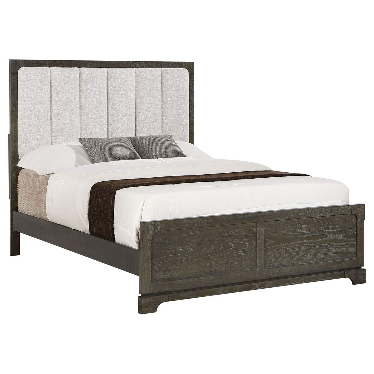 224930KE Gran Park 59-inch Eastern King Panel Bed Dark Cocoa
