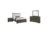 224930Q-S4 Gran Park 4-piece Queen Bedroom Set Dark Cocoa