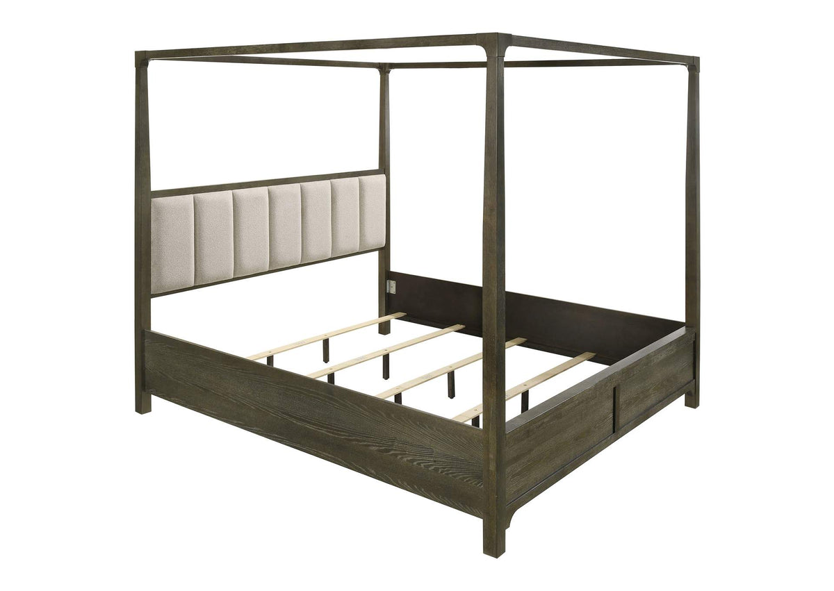 224931KE Gran Park Eastern King Canopy Bed Dark Cocoa